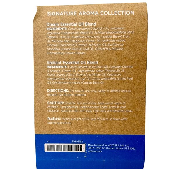 NEW doTERRA Monogram Clutch + 2 Signature Scents Radiant & Dream Touch Rollers - Picture 10 of 13